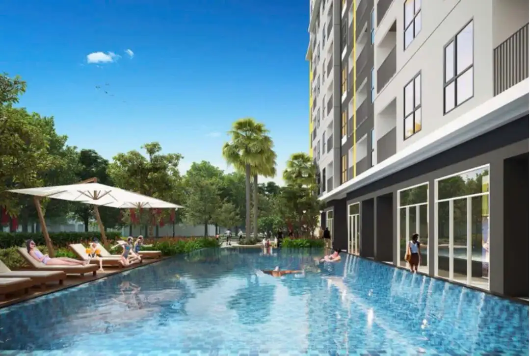Hồ bơi chung cư Bcons Polygon
