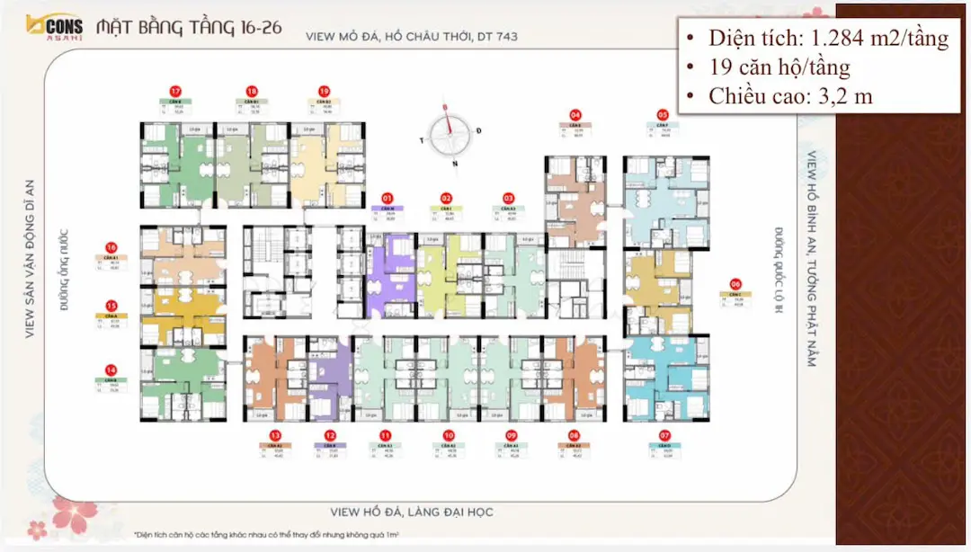 Mặt bằng tầng 6-26