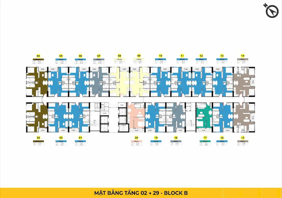 Tầng trung Bcons Center City