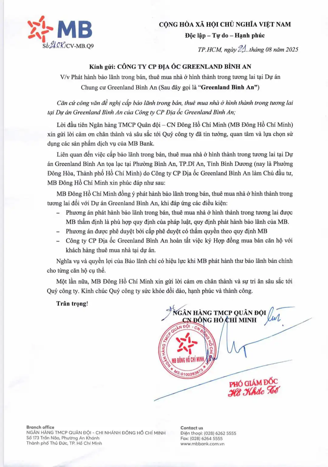 Ngân hàng bảo lãnh dự án