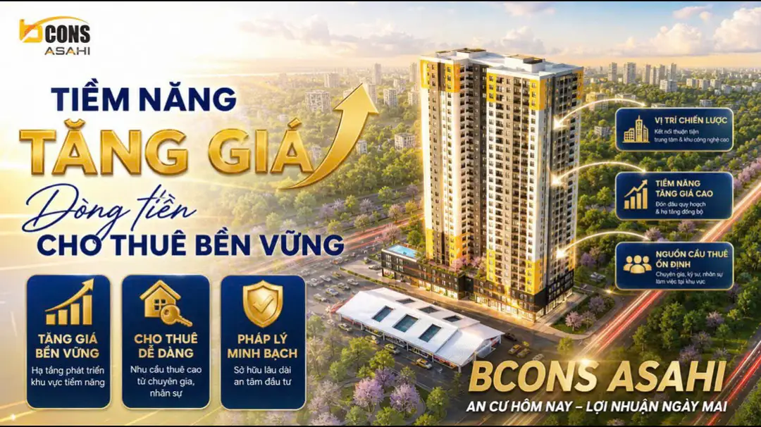 Review tiềm năng tăng giá Bcons Asahi