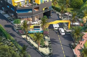 Shophouse Bcons Avenue tổng quan thiết kế 1 trệt 1 lầu, không gian thông thoáng, thuận tiện kinh doanh và ở.