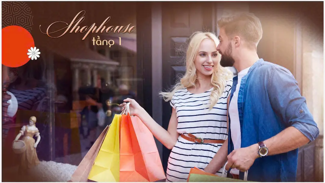 Shophouse dịch vụ tại dự án