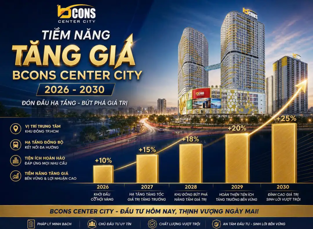 So sánh tiềm năng Bcons Center City với Bcons New Sky