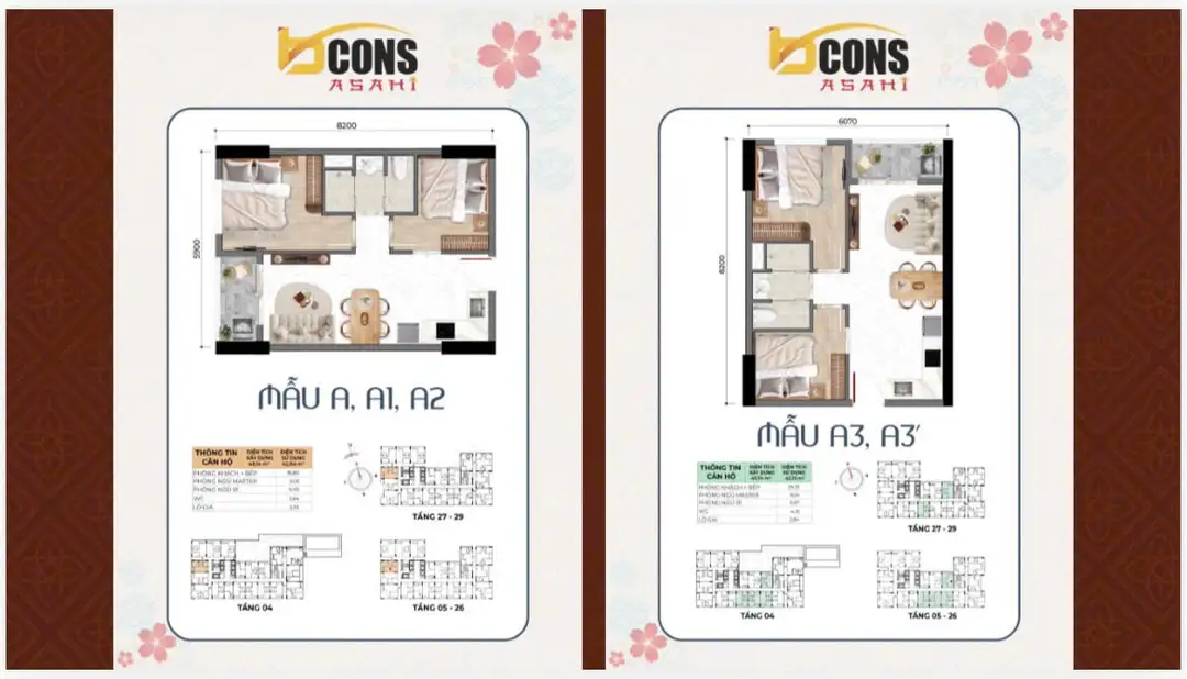 Thiết kế dự án căn hộ Bcons Asahi