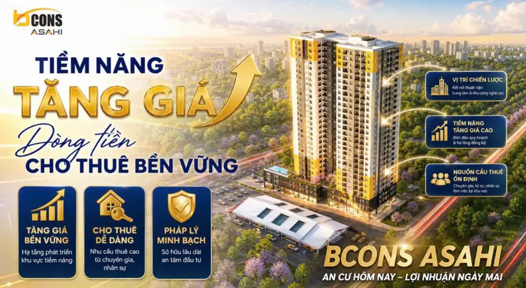 Tiềm năng cho thuê từ vị trí Bcons Asahi