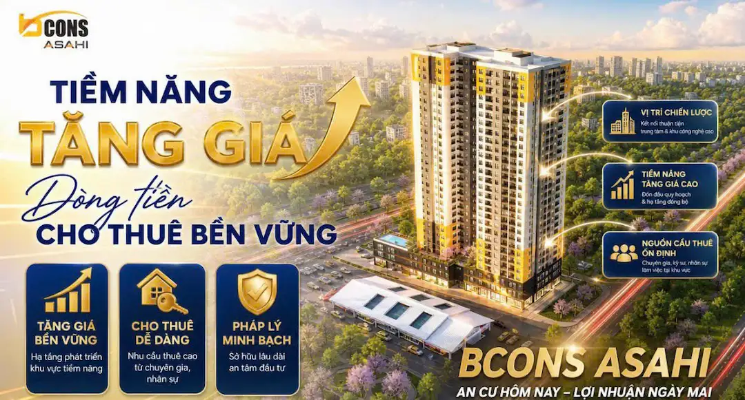 Tiềm năng tăng giá khi chuyển nhượng bcons asahi