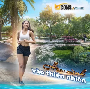 Tổng quan dự án Bcons Avenue với công viên cây xanh nội khu, không gian sống trong lành giữa lòng thành phố Dĩ An.