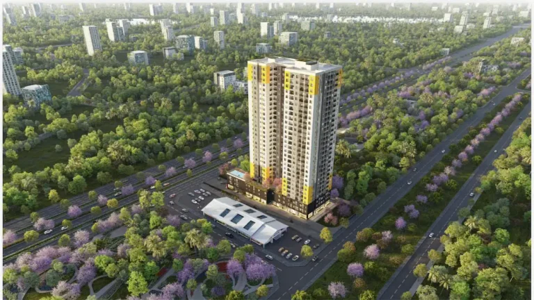 Tổng quan vị trí tọa lạc của chung cư Bcons Asahi ở đâu, mặt tiền Quốc lộ 1K.