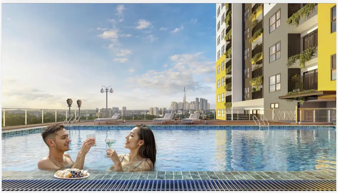 Tổng quan hồ bơi Bcons Asahi