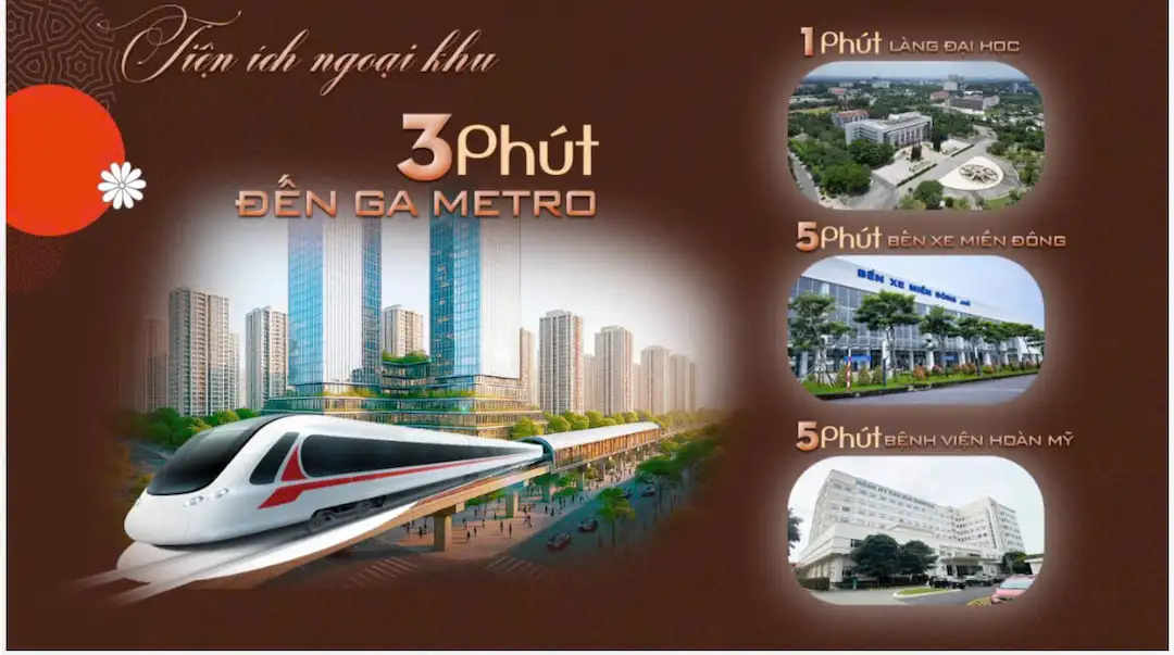 Tổng quan tiện ích ngoại khu Bcons Asahi