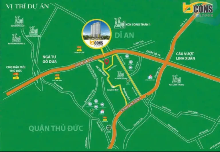 : Vị trí chung cư Bcons Polygon: Phân tích chuyên sâu về kết nối giao thông, tiện ích hiện hữu và tiềm năng tăng trưởng bền vững tại "điểm vàng" cửa ngõ TP.HCM.