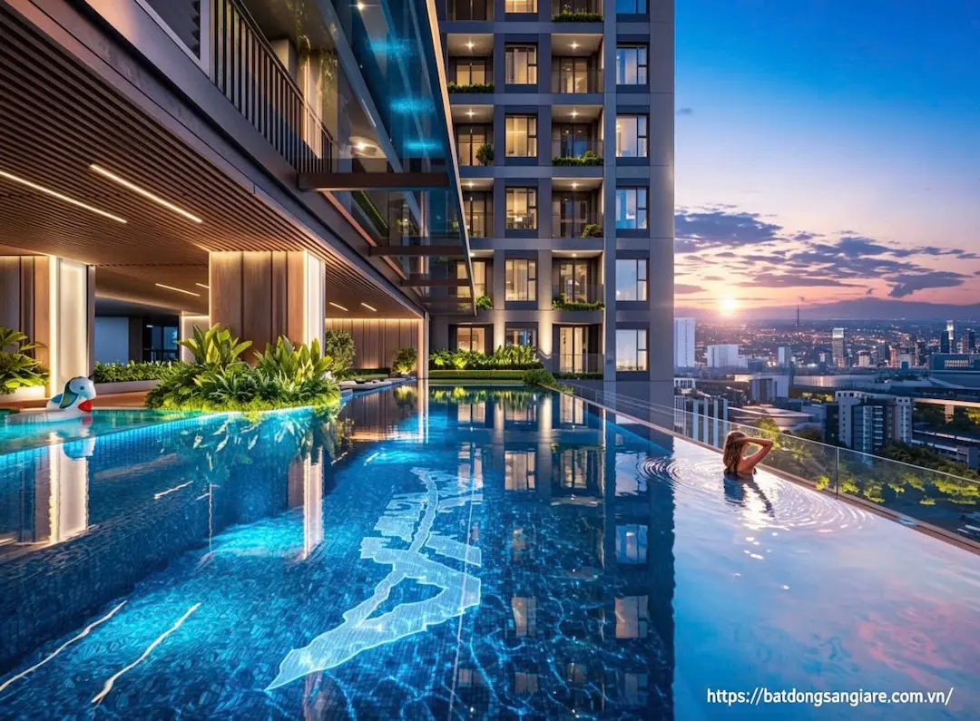 Căn Hộ AVA Center – Touchable Home Ngã Tư Hoà Lân 2026 4 Hồ bơi AVA Center