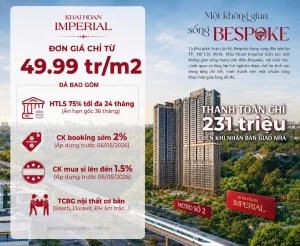 Cập nhật đơn giá, chính sách bán hàng và giá bán mới nhất của căn hộ Khai Hoan Imperial.