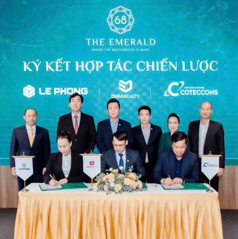 Chủ đầu tư The Emerald 68, Tập đoàn Lê Phong và Coteccons hợp tác phát triển.