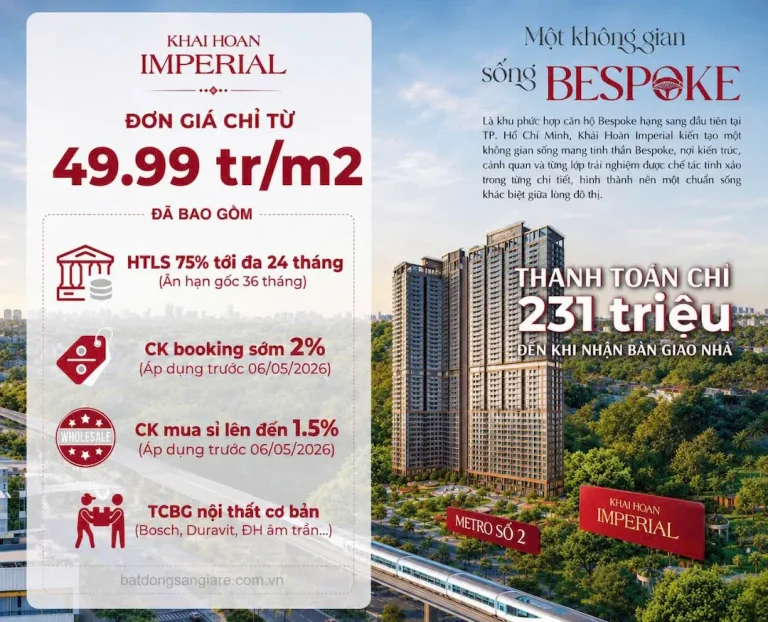 Đánh Giá Khải Hoàn Imperial: Chấm Điểm 5 Tiêu Chí Từ Góc Nhìn Người Mua 5 Đánh giá mức giá bán và các chương trình ưu đãi hấp dẫn của căn hộ Khai Hoan Imperial.