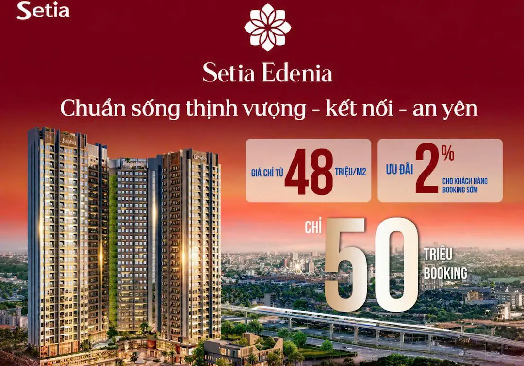 Giá bán Setia Edenia