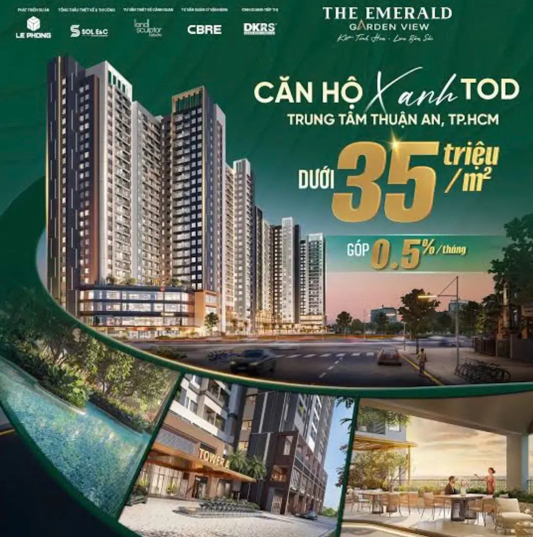 Giá bán The Emerald Garden View tổng quan