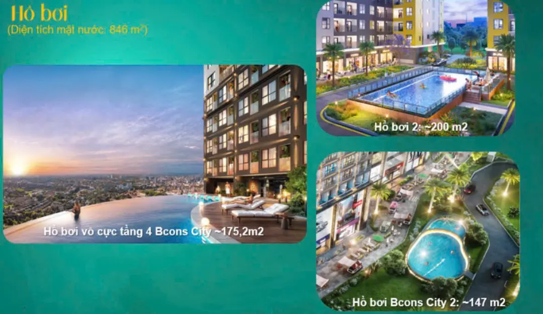Hồ bơi Bcons Green Emerald