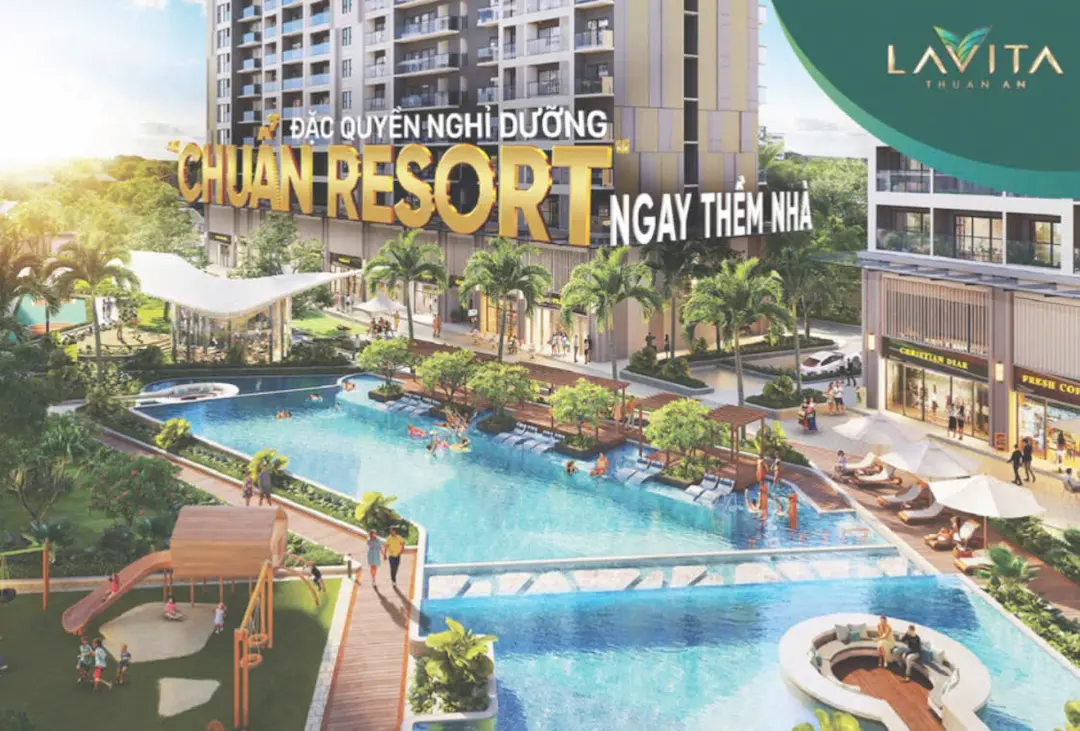 Hồ bơi căn hộ Lavita Thuận An Bình Dương