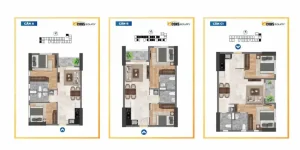 Layout Bcons Solary thiết kế căn hộ thông minh tối ưu công năng