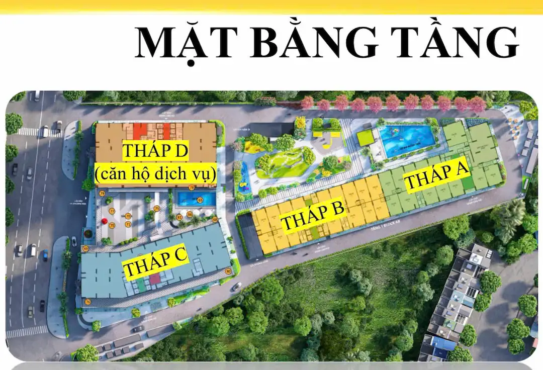Mặt bằng tầng Bcons Solary