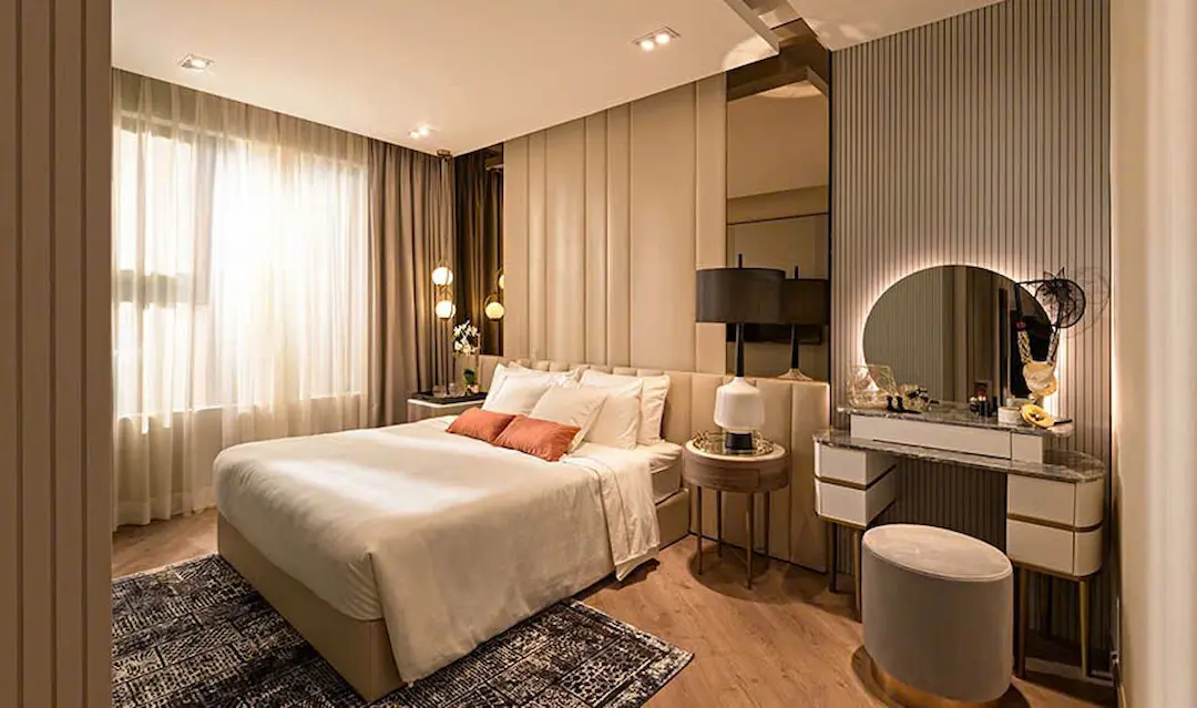 Nhà mẫu căn hộ Lavita Thuận An phòng ngủ lớn