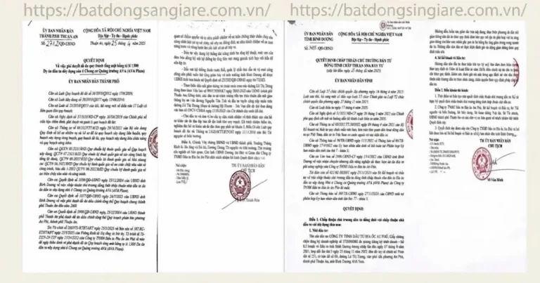 Giấy tờ pháp lý của dự án Ava Center Thuận An, đảm bảo tính hợp pháp và minh bạch cho khách hàng.