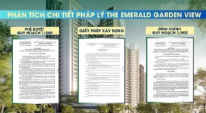 Pháp lý tổng quan dự án The Emerald Garden View, dự án căn hộ cao cấp tại Bình Dương.