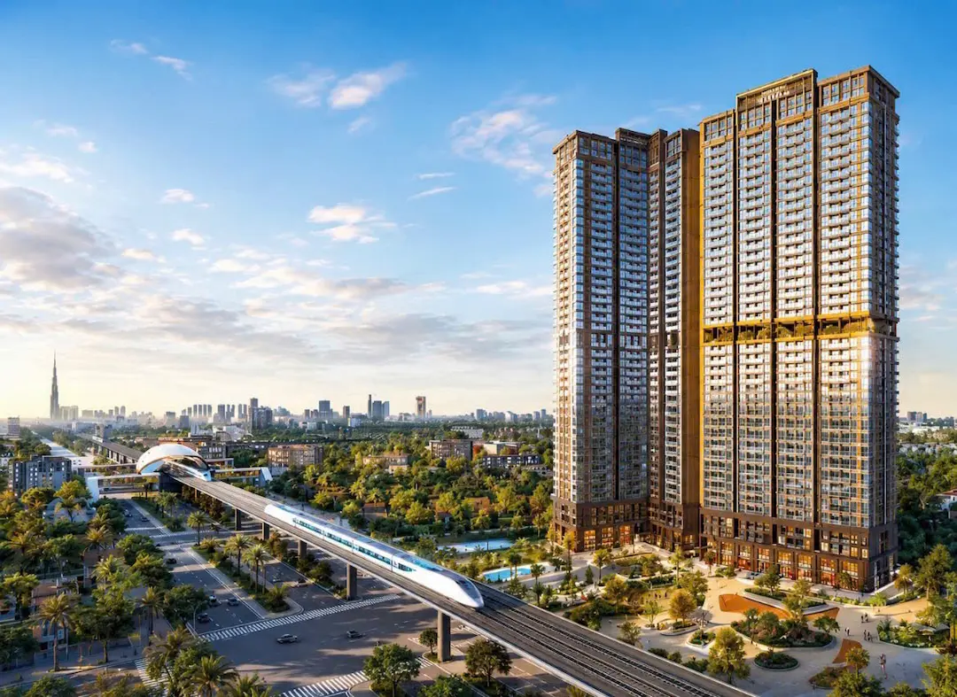 Phối cảnh thực tế xây dựng đúng quy hoạch Khải Hoàn Imperial
