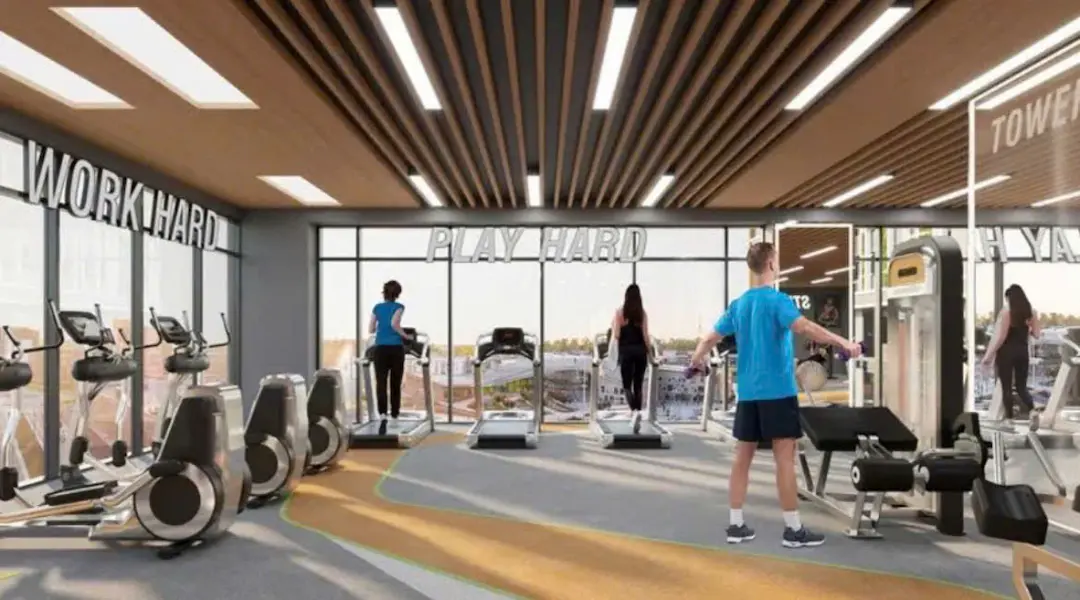 Phòng tập Gym & Fitness với tầm nhìn rộng lớn tại Khải Hoàn Imperial