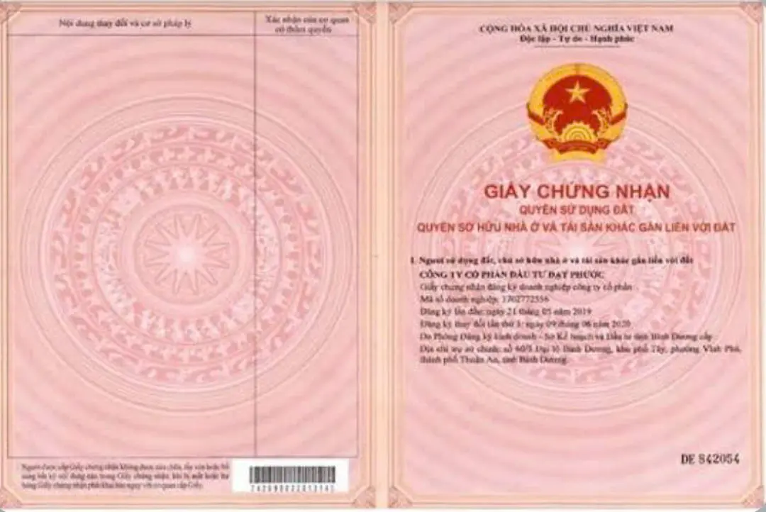 Sổ hồng The Rivana