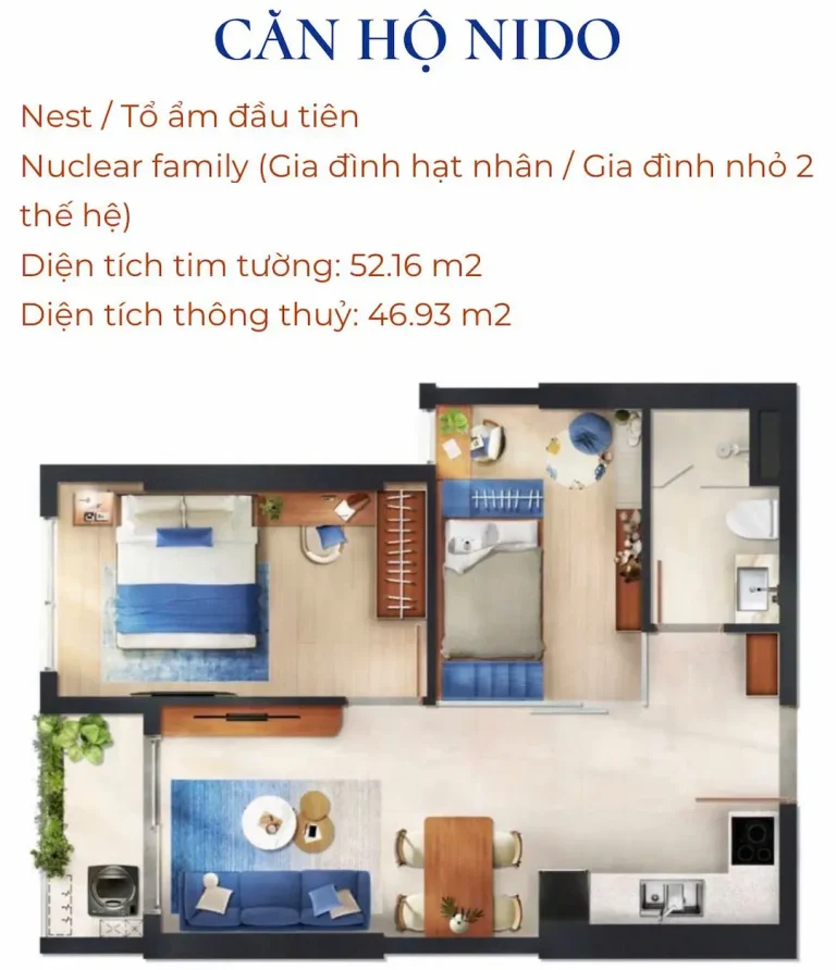 Thiết kế căn hộ Monrei Saigon - kiến trúc hiện đại, không gian sống tiện nghi, chuẩn Nhật Bản.