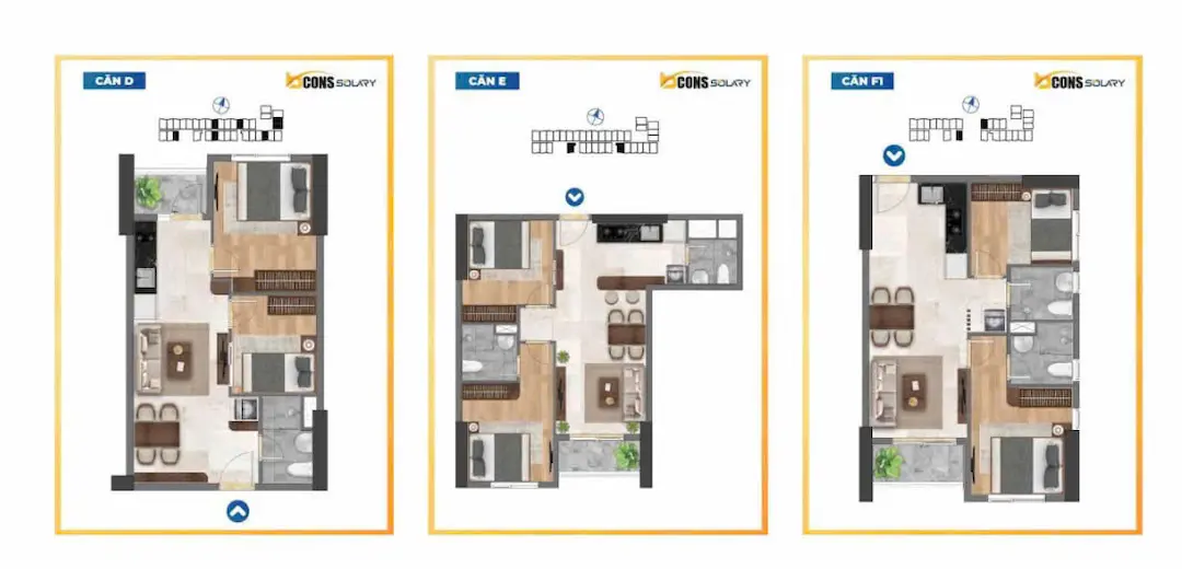 Thiết kế các loại diện tích