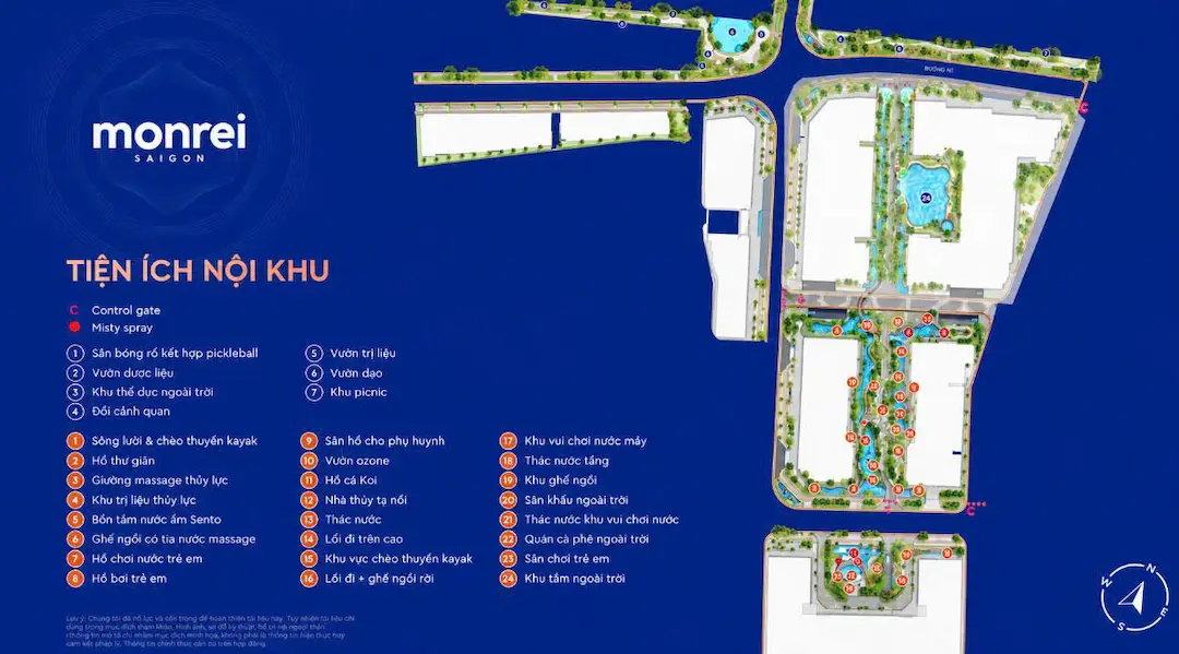 Tiện ích căn hộ Monrei Sài Gòn