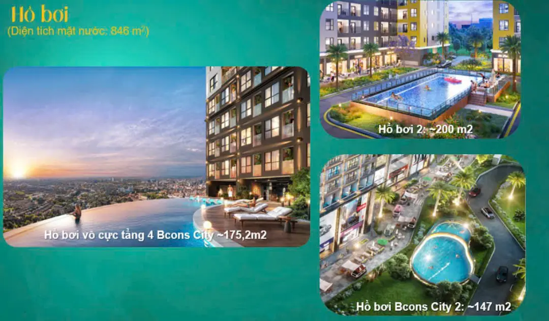 Tiện ích dự án Căn hộ Bcons Green Emerald
