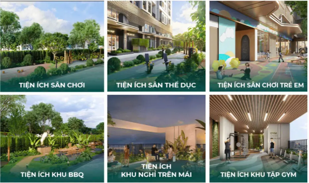 Tiện ích nội khu căn hộ The Emerald 68