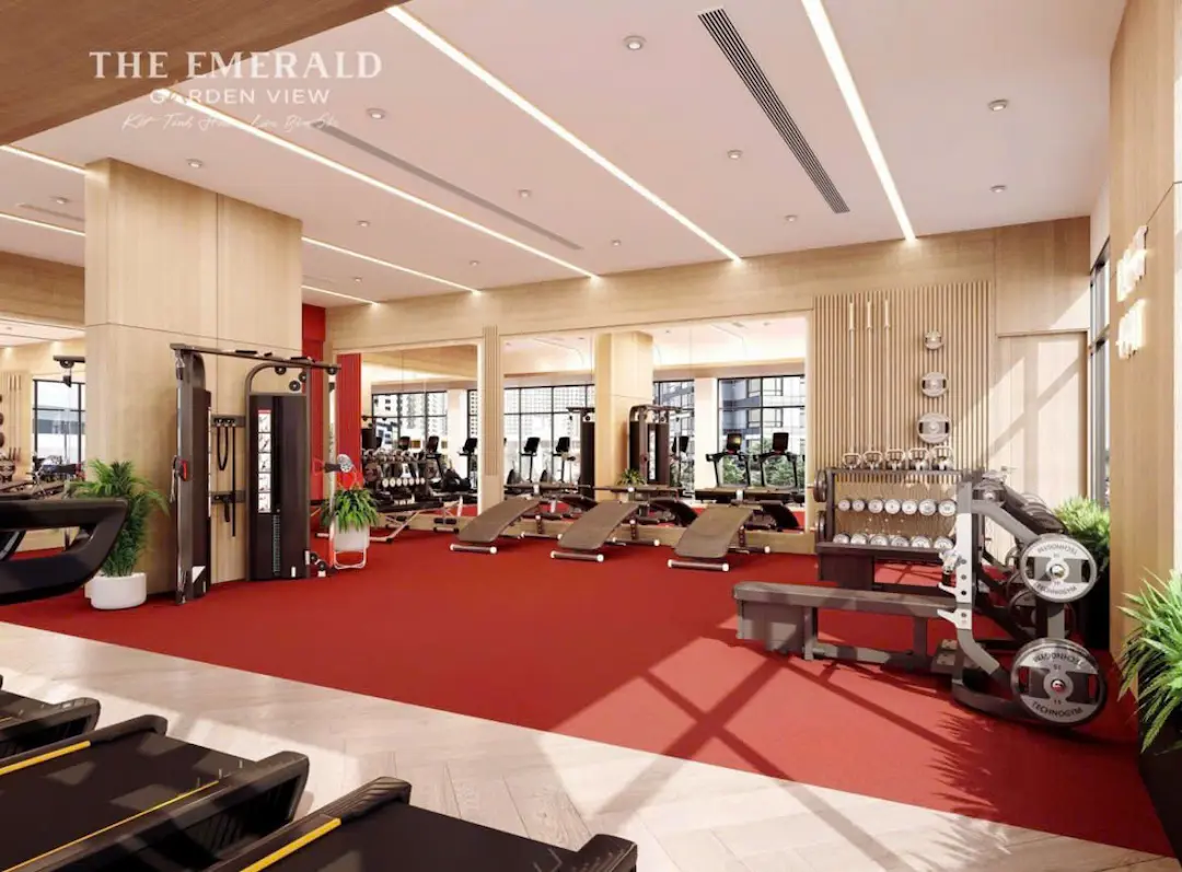 Tiện ích phòng gym The Emerald Garden View