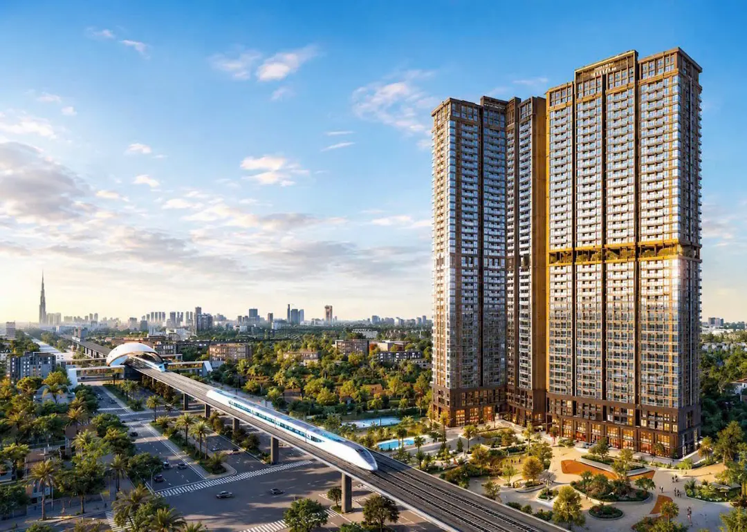 Toàn cảnh tiến độ Khải Hoàn Imperial nhìn từ trên cao