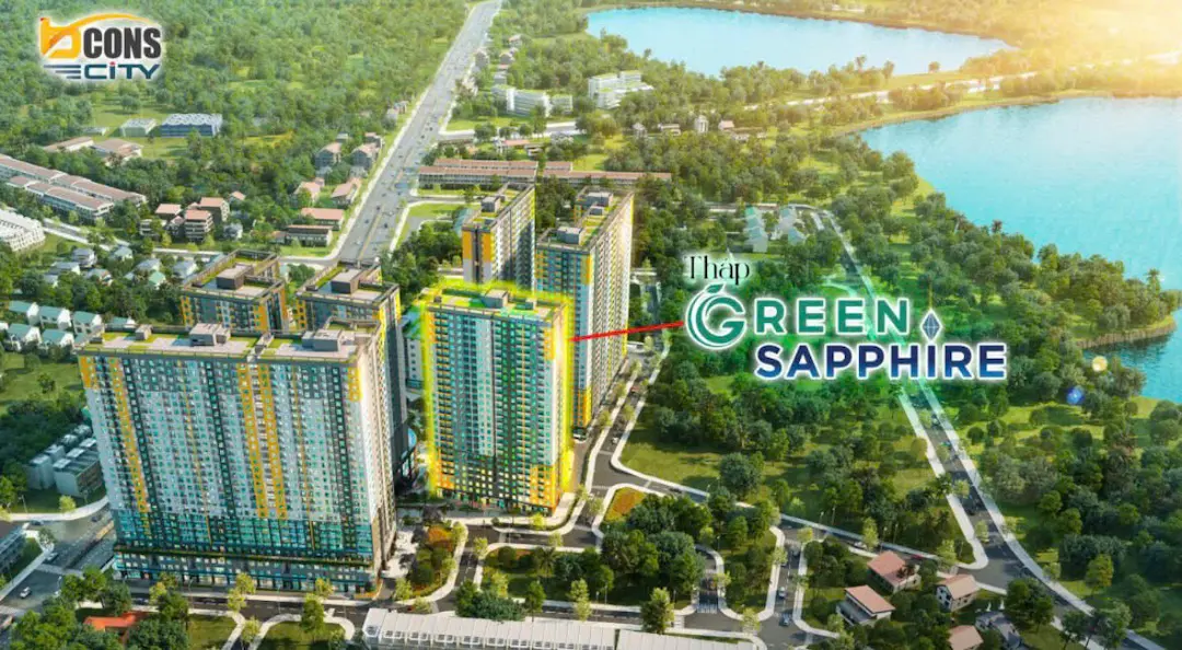 Tổng quan mặt bằng Bcons Green Sapphire
