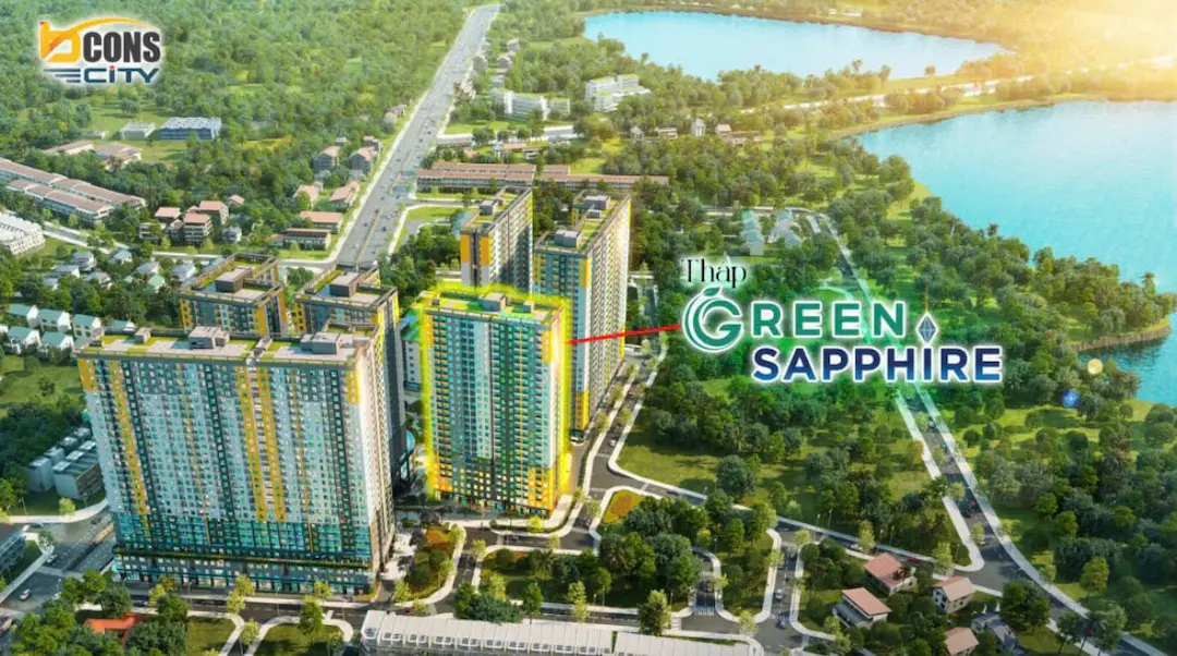 Tổng quan bản đồ vị trí Bcons Green Sapphire