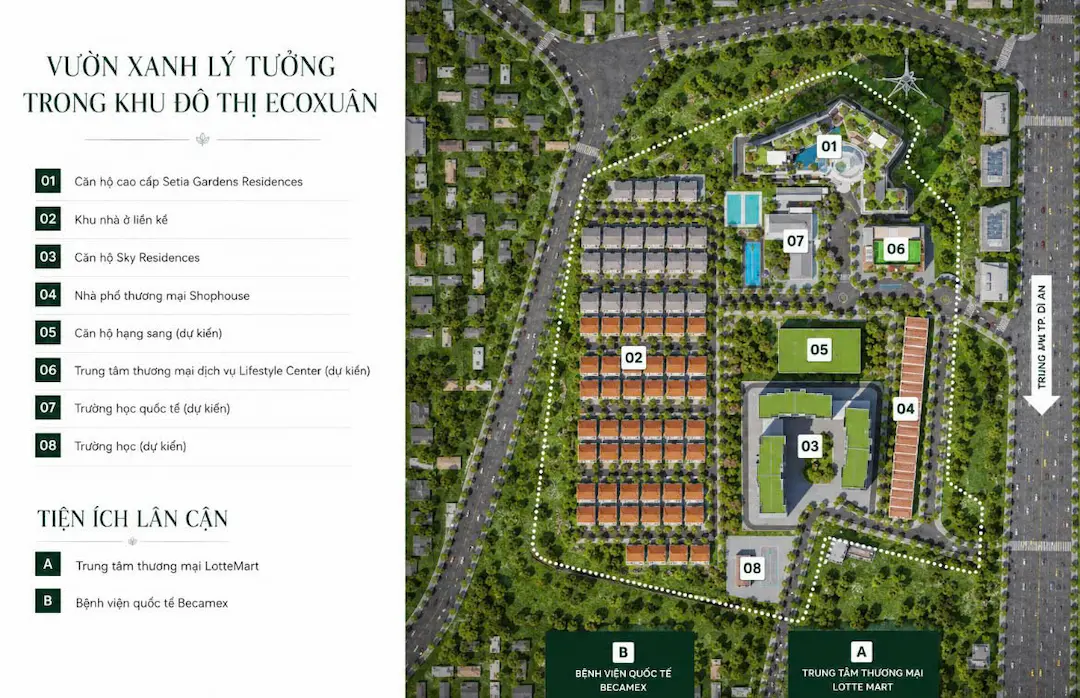 Vị trí khu EcoXuân
