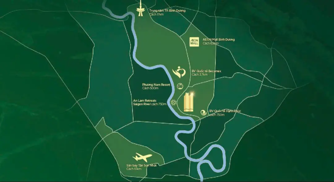 Bản đồ vị trí The Emerald 68