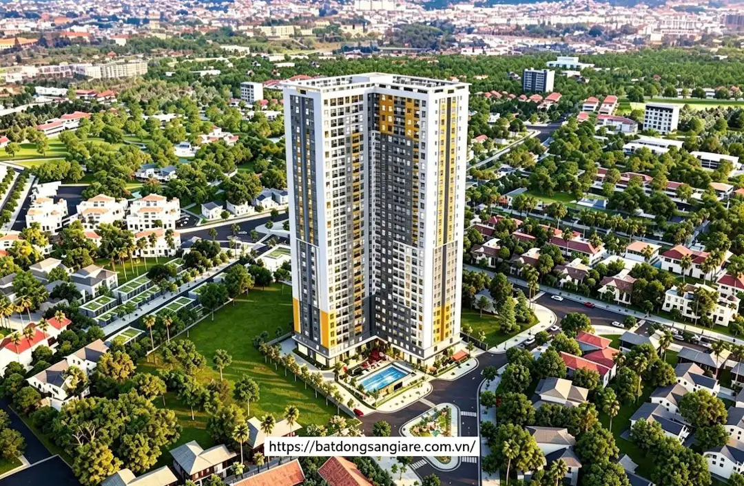 Phối cảnh tổng thể căn hộ Bcons Bee