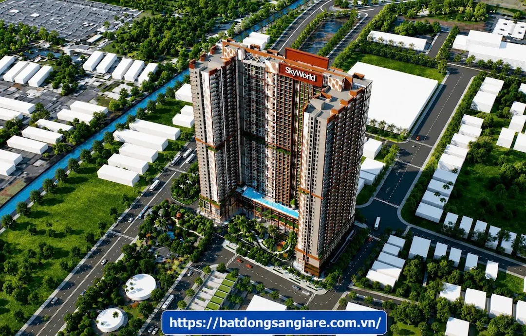 Phối cảnh tổng thể dự án Sky Solis Lái Thiêu