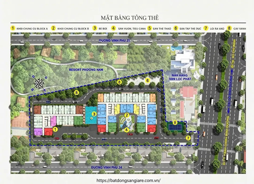 Đánh giá mặt bằng căn hộ Stown Gateway Thuận An