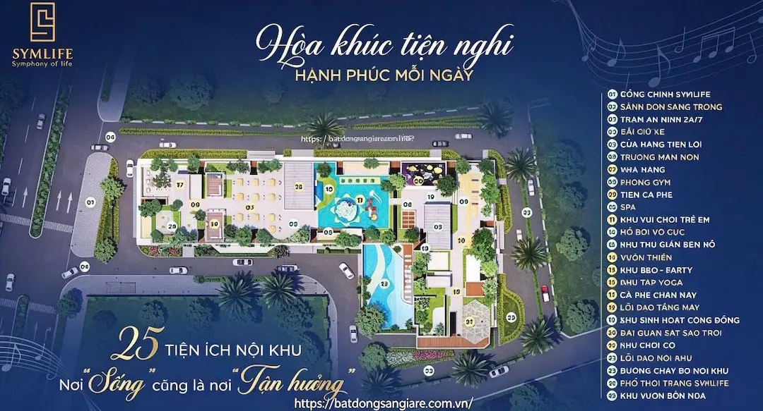 Đánh giá tiện ích Symlife Thuận An Bình Dương