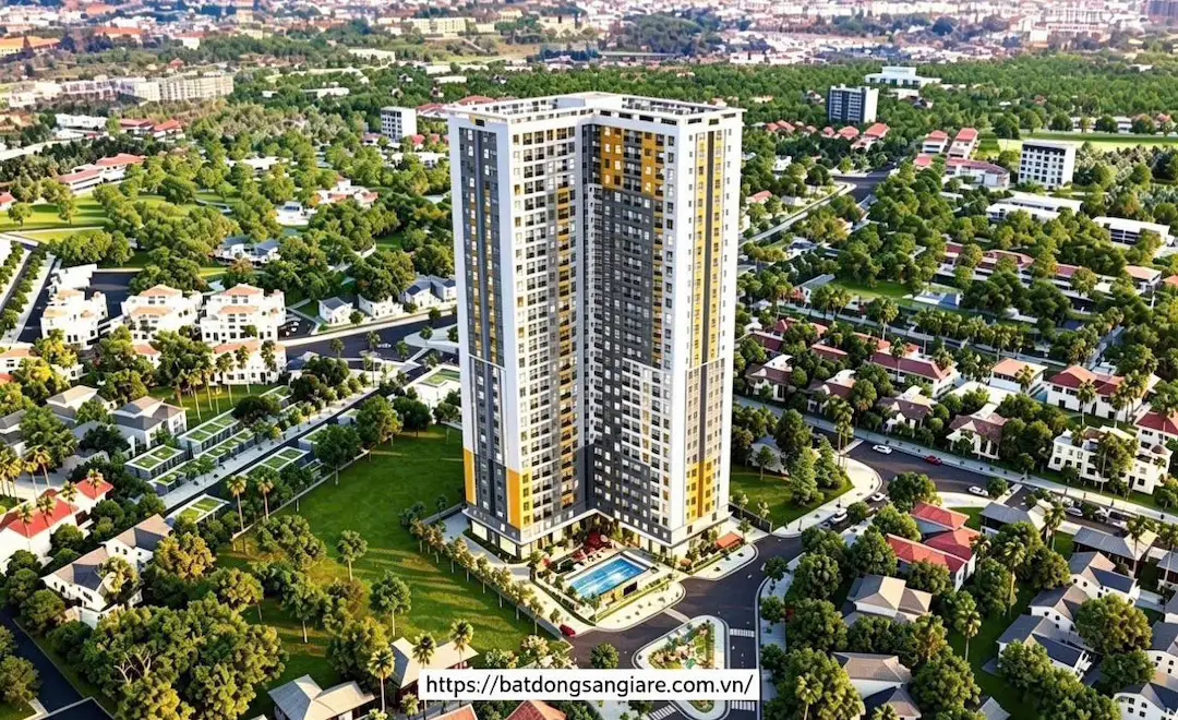 Phối cảnh tổng thể dự án căn hộ Bcons Bee