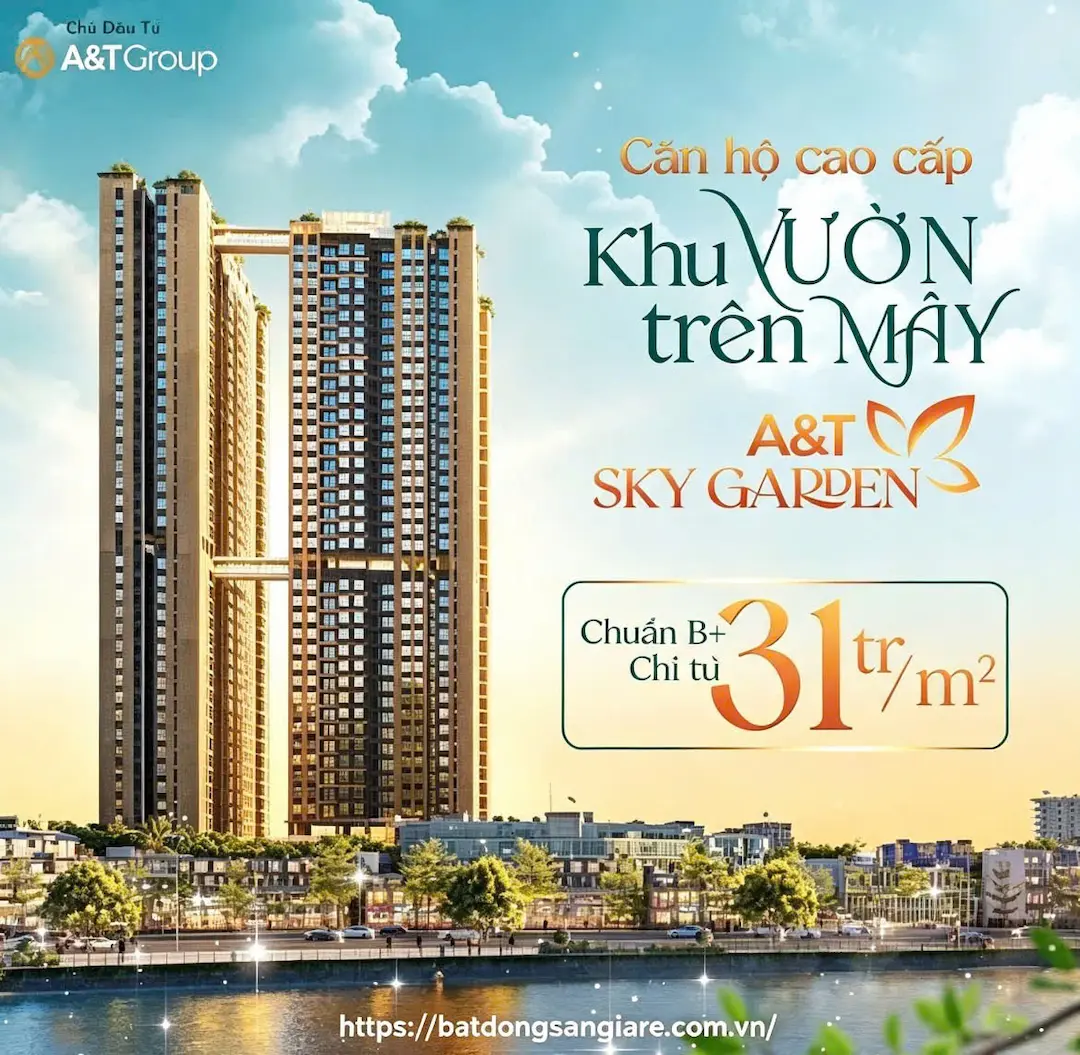 Giá bán căn hộ A&T Sky Garden Thuận An