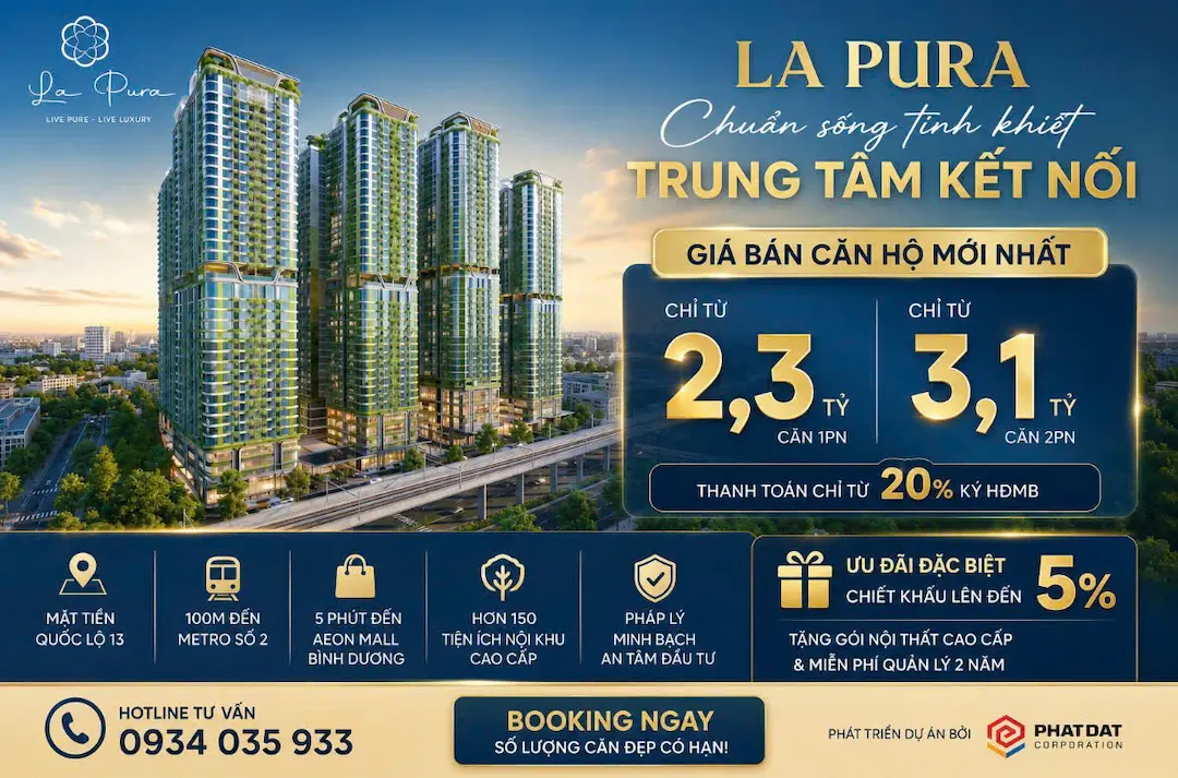 Bảng giá căn hộ La Pura